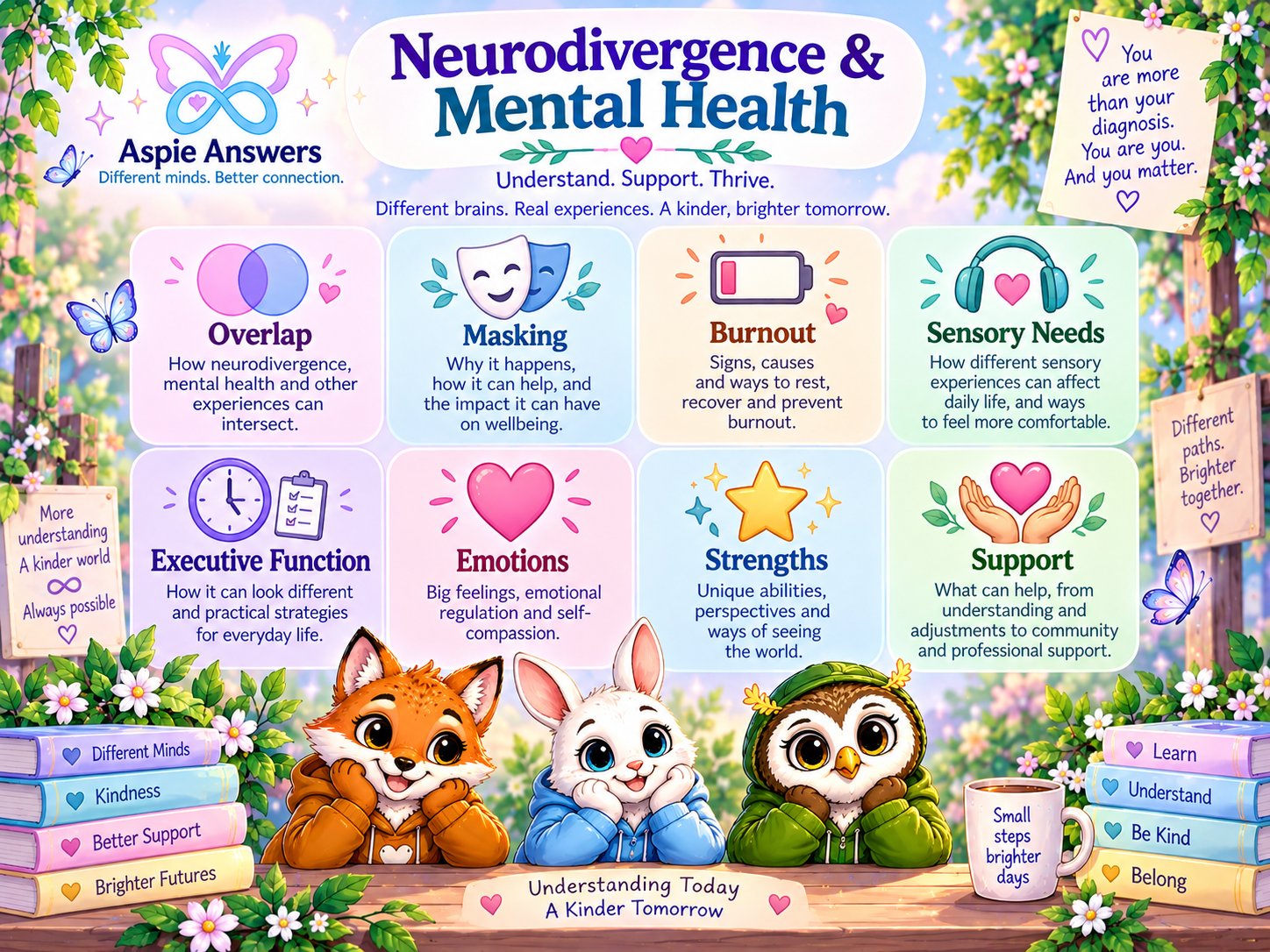 Visual overview of the Neurodivergence and Mental Health learning pathway.