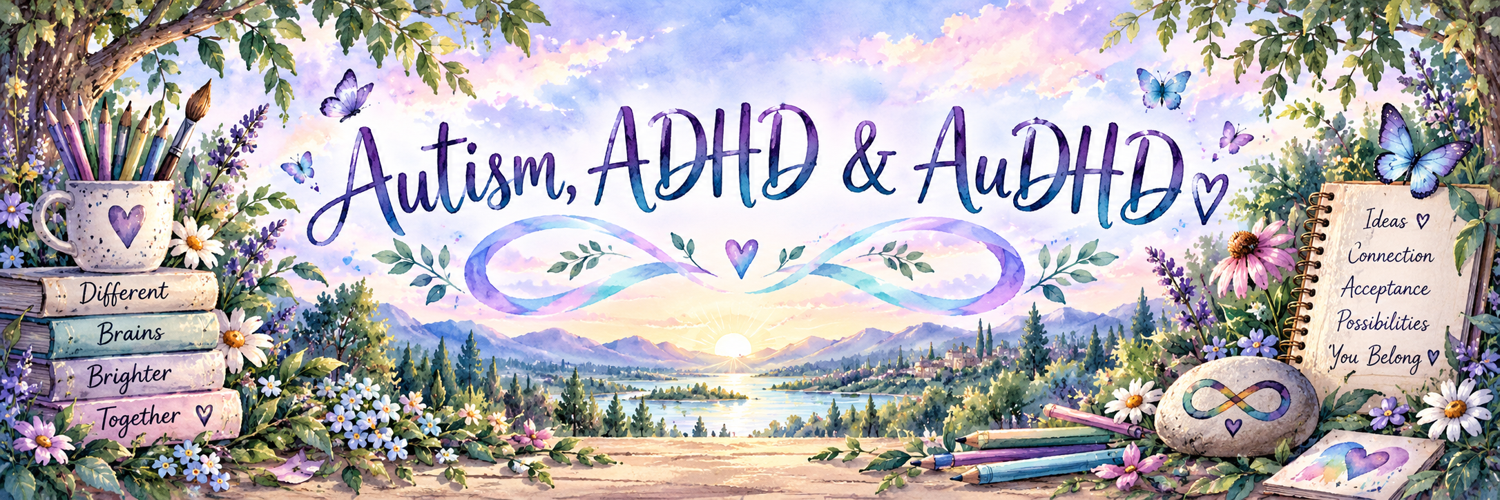 Autism, ADHD and AuDHD.