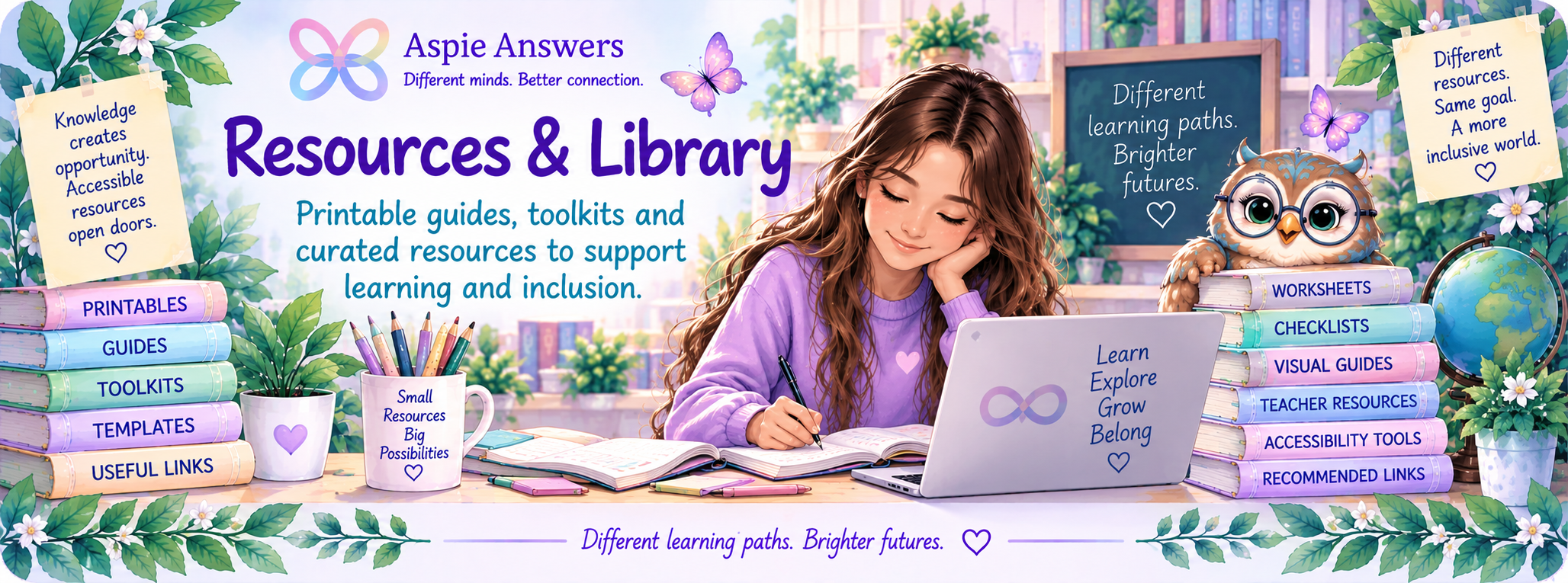 Learning disabilities resources and library