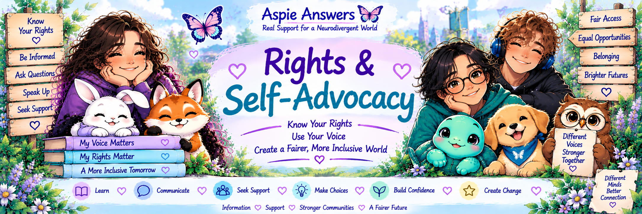 Rights and self-advocacy illustration