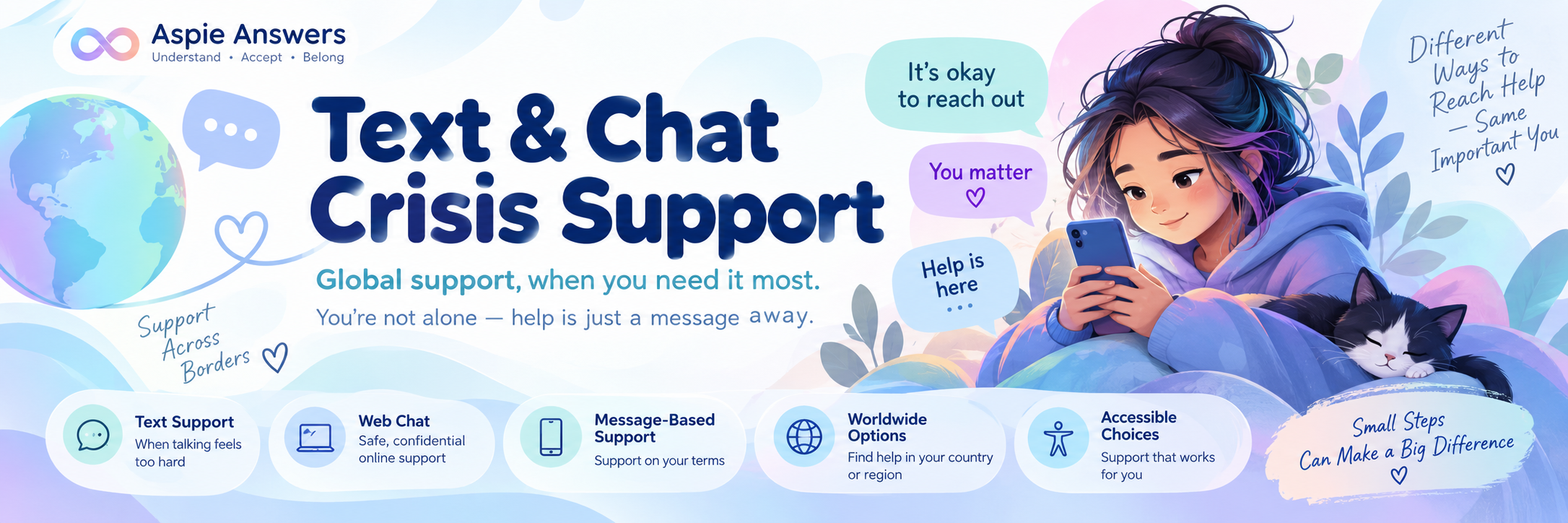 Text and Chat Crisis Support — Global