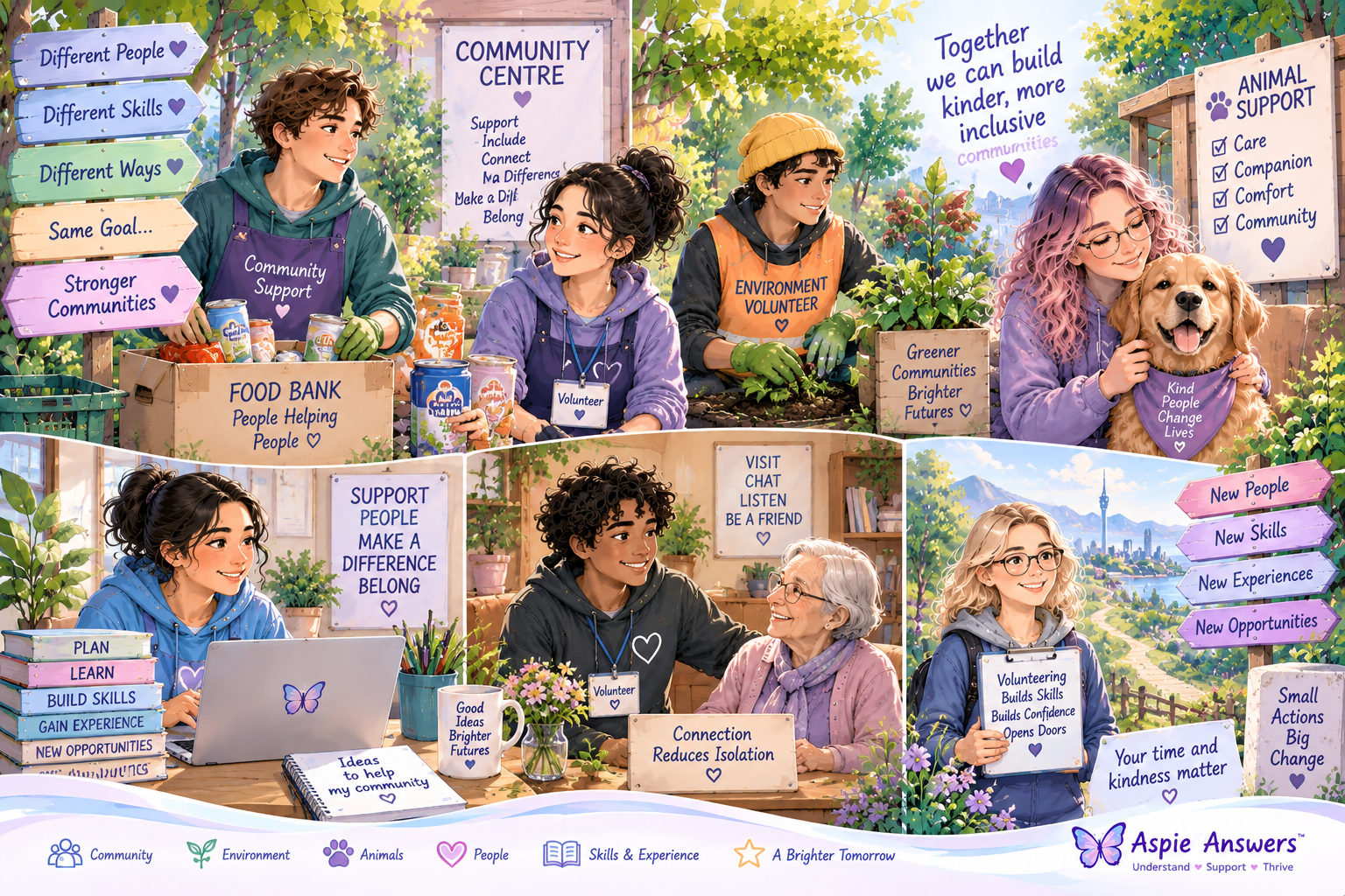 There are many ways to volunteer and contribute