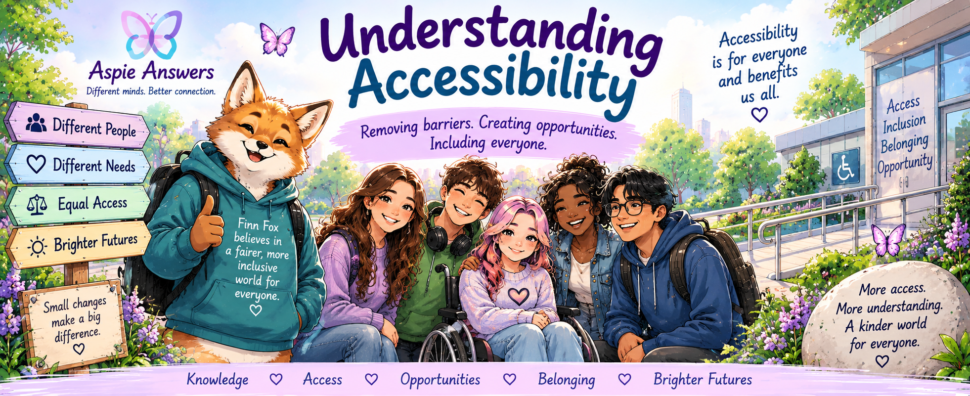 Understanding Accessibility — removing barriers, creating opportunities and including everyone.