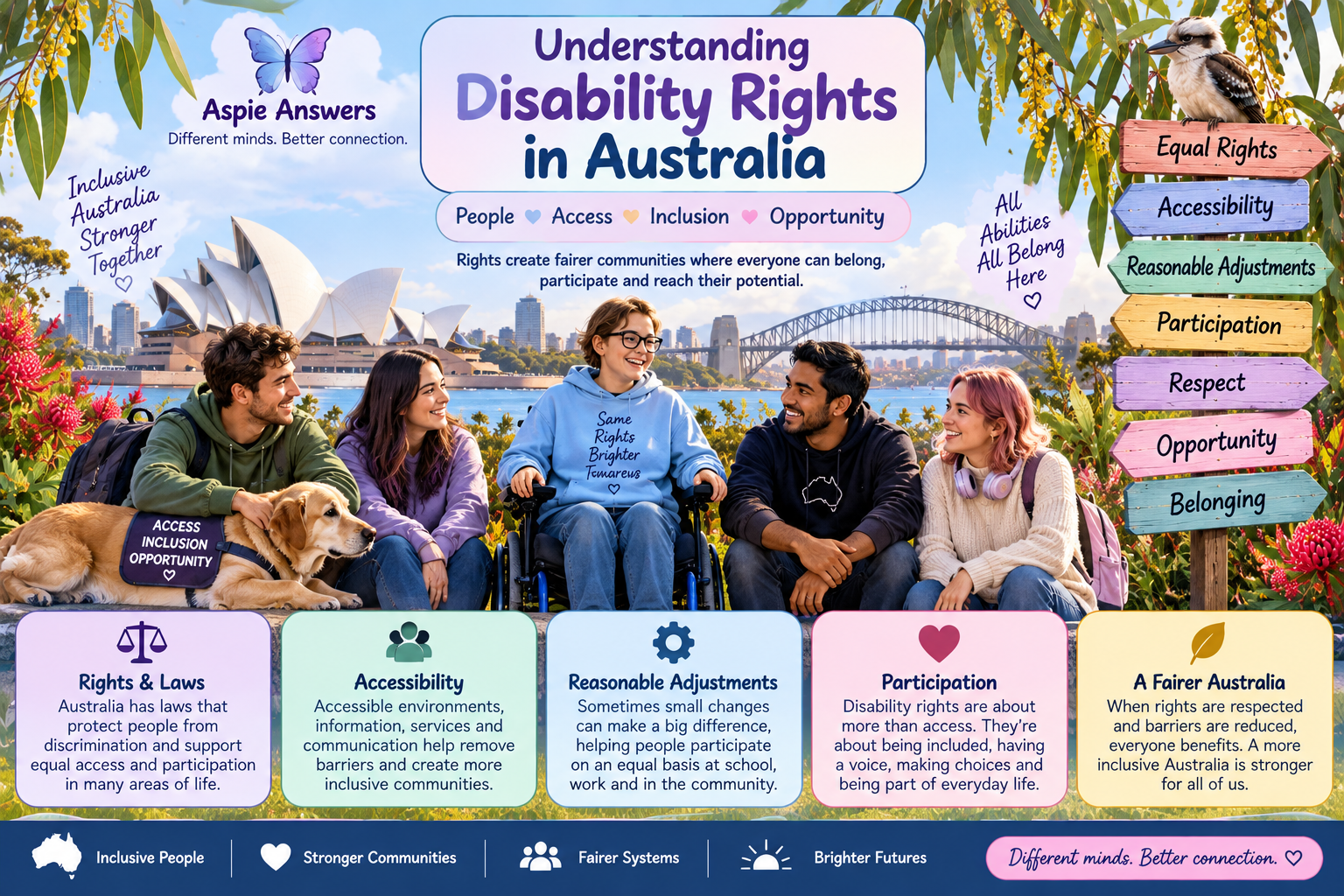 Understanding Disability Rights in Australia — rights, accessibility, reasonable adjustments, participation and inclusion.