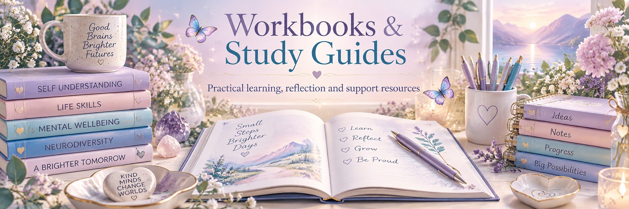 Workbooks and Study Guides banner